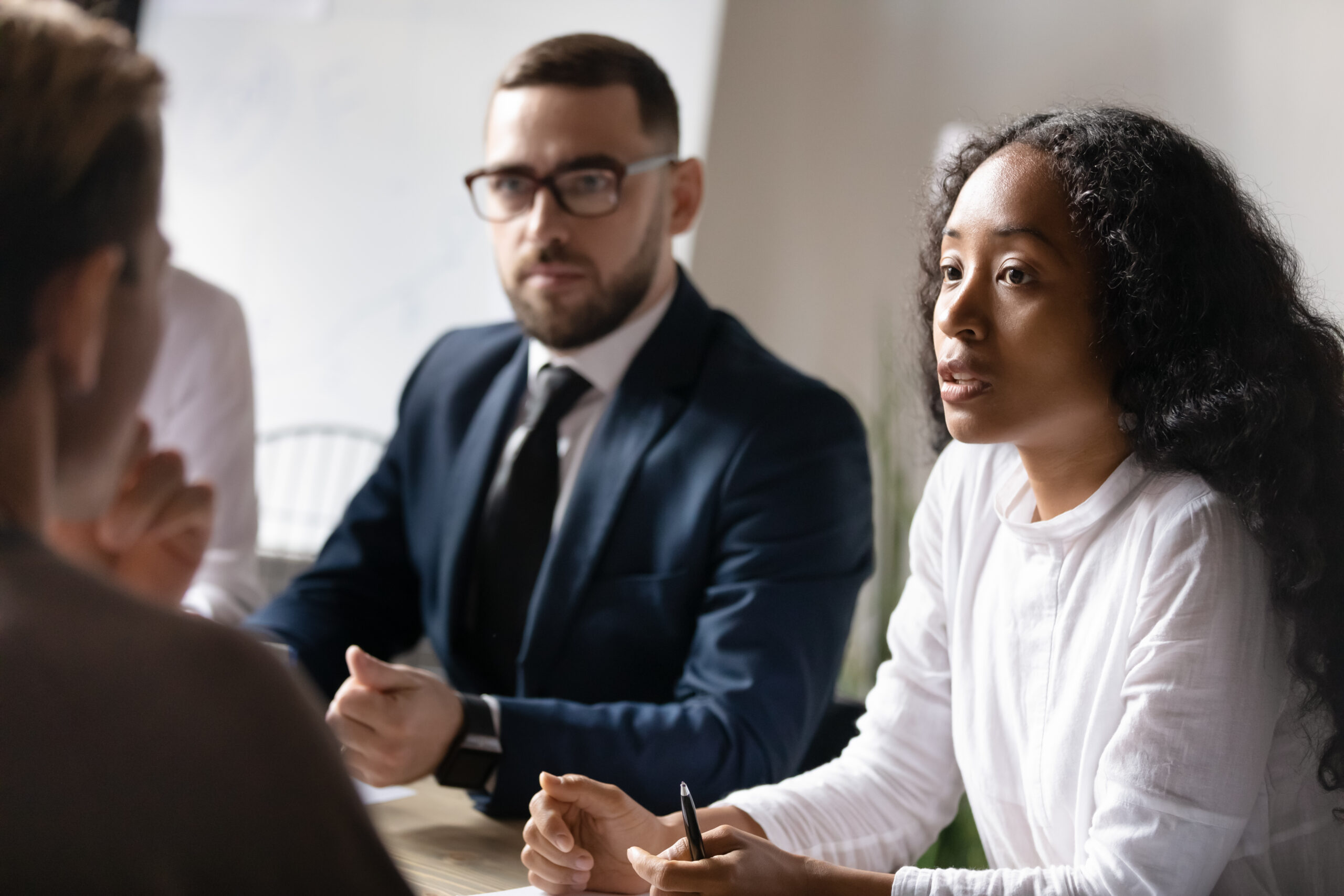 business people discussing business ideas